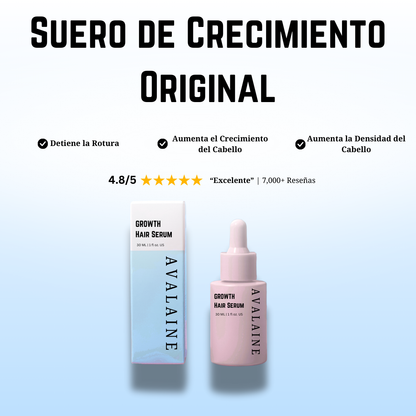 El suero original para el crecimiento del cabello