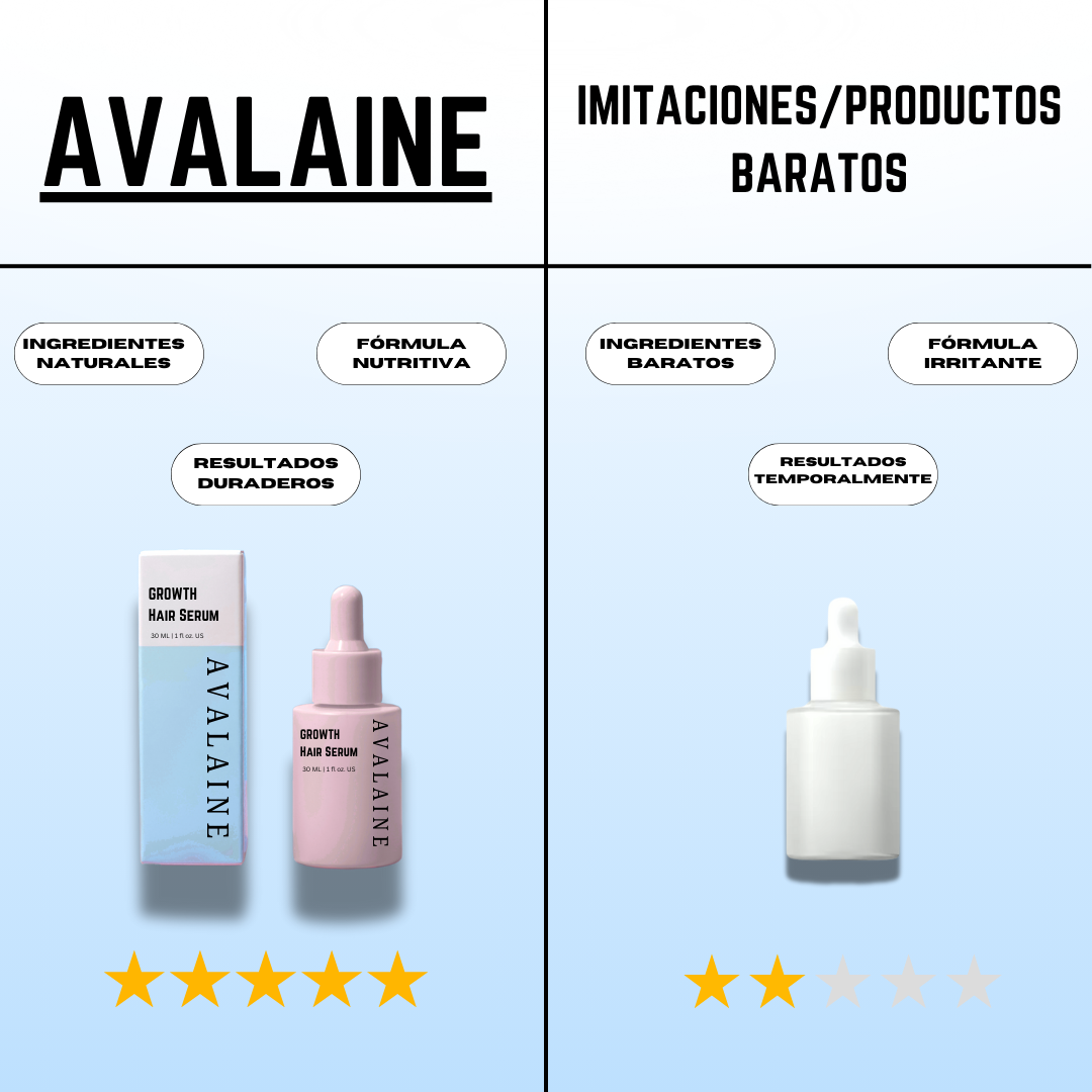 El suero original para el crecimiento del cabello