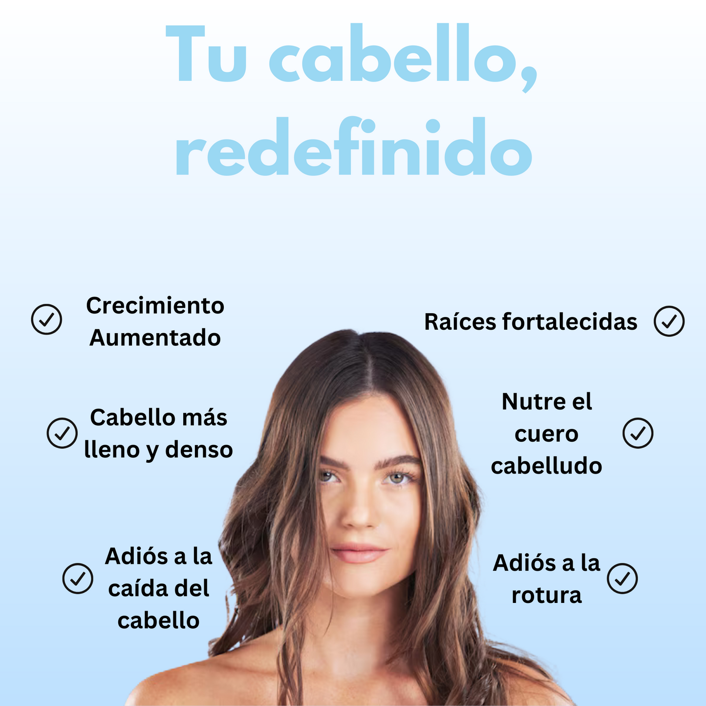 El suero original para el crecimiento del cabello